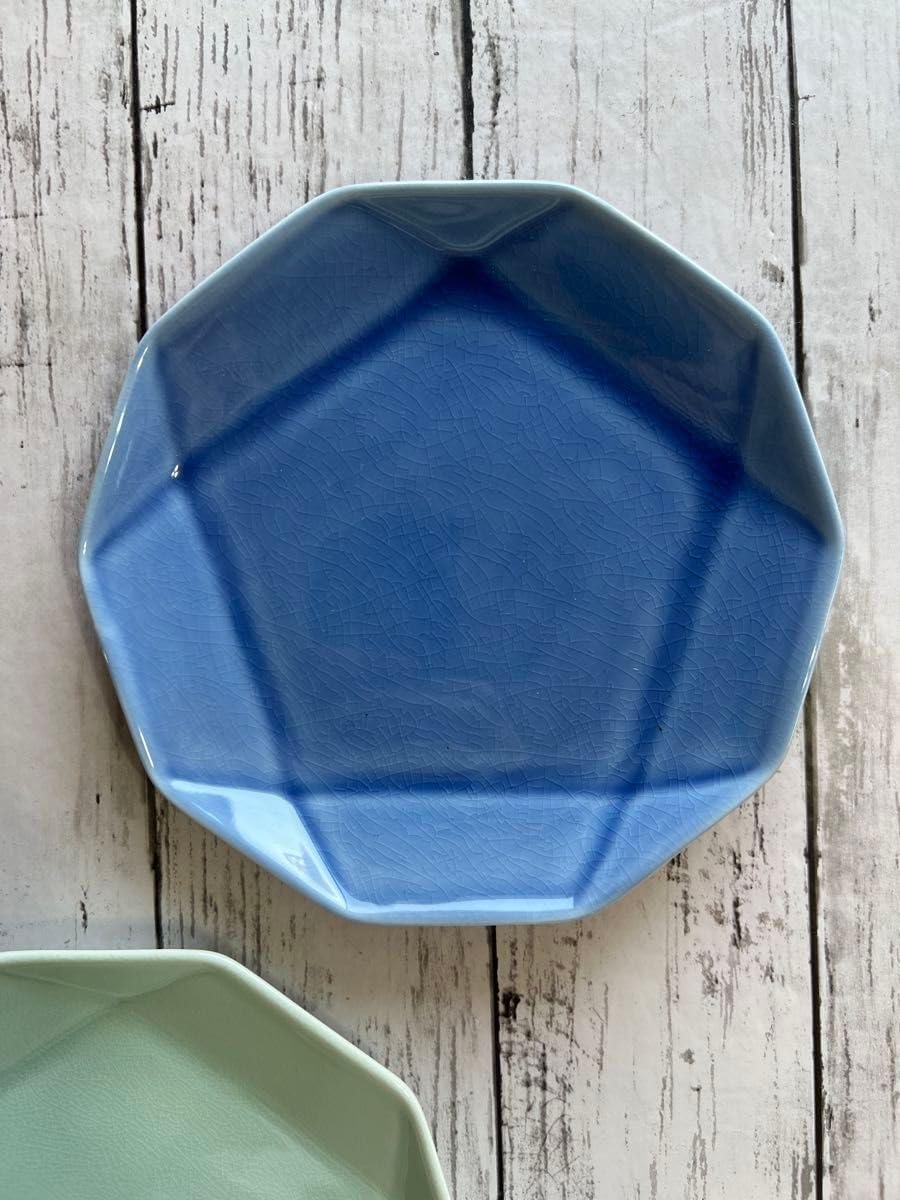 大倉陶園 プチローズ 小花 20cm デザート皿 プレート 2枚セット 0920